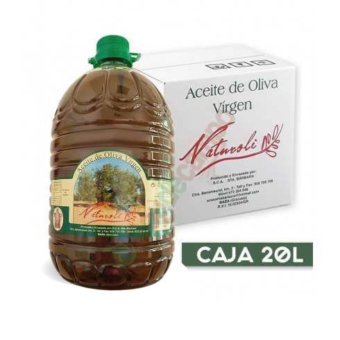 Aceite de Oliva Virgen Extra 20 litros 4 garrafas por caja.