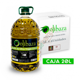 Aceite de Oliva Virgen Extra OLIBAZA en Cajas de 4x5 Litros
