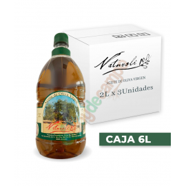 Aceite de Oliva Virgen NATUROLI en cajas de 3x2 Litros