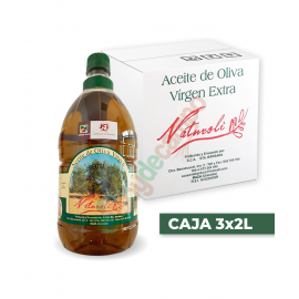 Aceite de Oliva Virgen Extra NATUROLI en cajas de 3x2 Litros